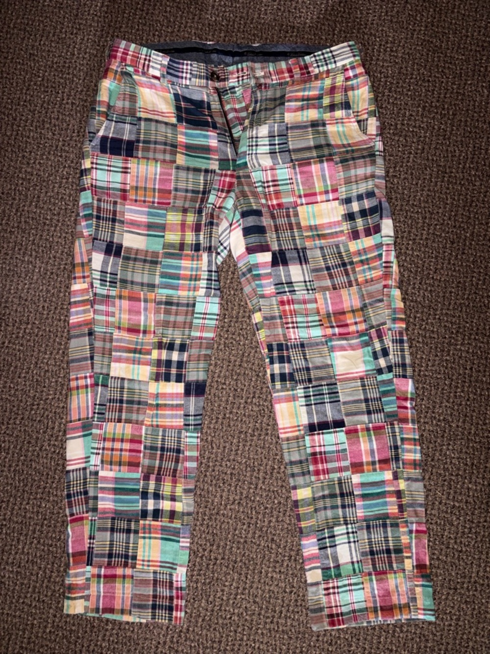 Brooks Brothers Madras Patchwork Pants